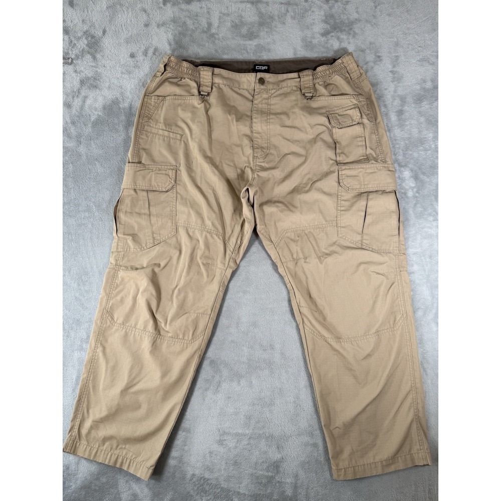 CQR Pants Mens 44x30 Beige Cargo Tactical Ripstop‎ Utility Outdoor Workwear